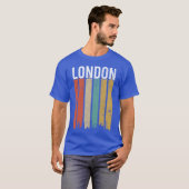 T-shirt Londres Vintage rétro (Devant entier)