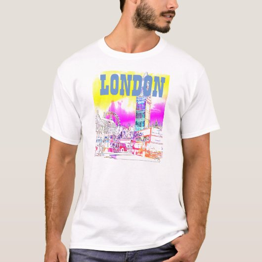 T-shirt Londres Westminster Big Ben (Devant)