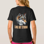 T-shirt Lone But Strong Wolf (Dos)
