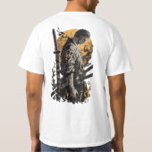 T-shirt Lone Samurai Guerrier (Dos)