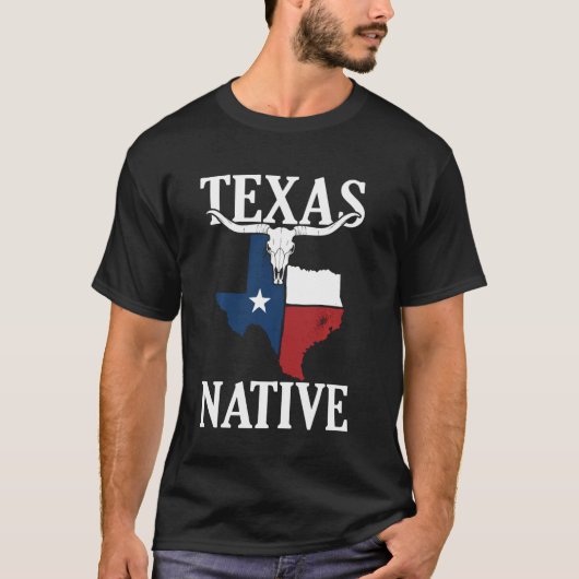 T-shirt Lone Star State Texas Native Texan (Devant)