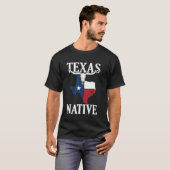 T-shirt Lone Star State Texas Native Texan (Devant entier)
