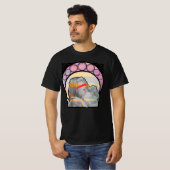 T-shirt Lonely Doll Glitch Art (Devant entier)