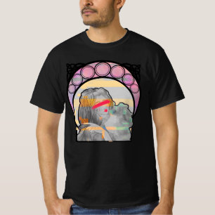 T-shirt Lonely Doll Glitch Art