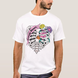 T-shirt Lonely Heart Skeleton Anti Valentine