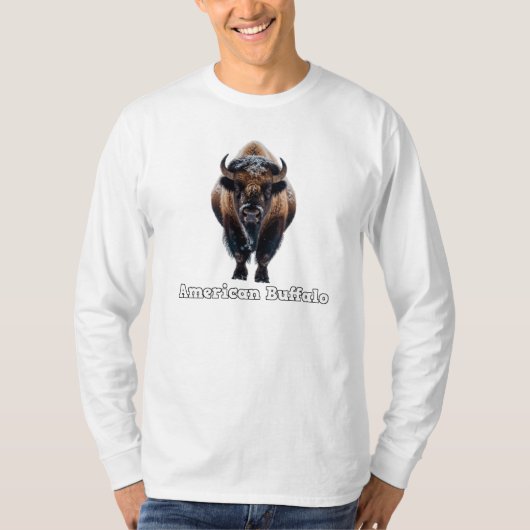 T-Shirt Long American Buffalo (Devant)