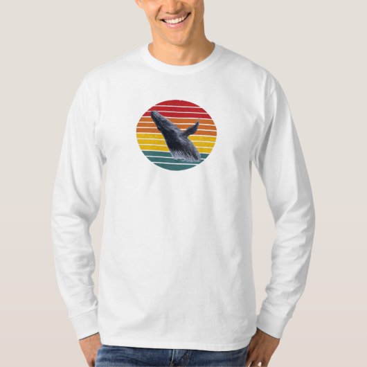 T-shirt long baleine à bosse (Devant)