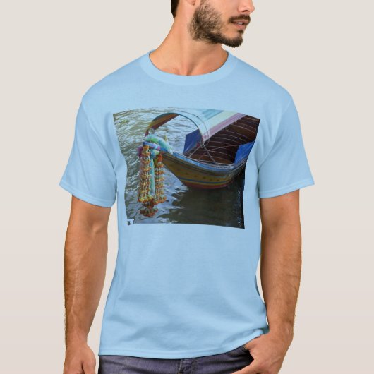 T-shirt Long bateau de la Thaïlande (Devant)
