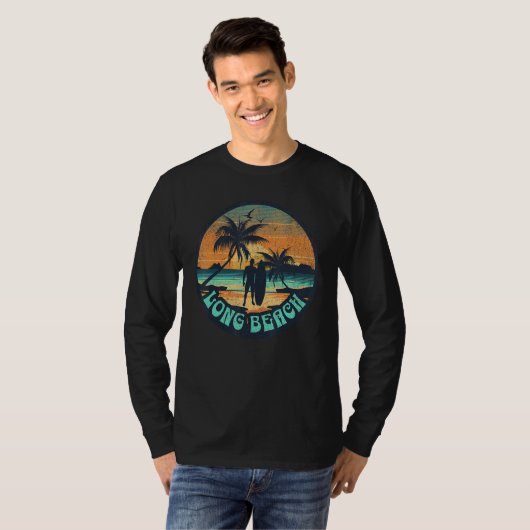 T-shirt Long Beach (Devant entier)