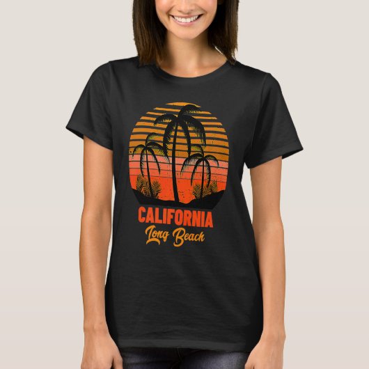 T-shirt Long Beach California (Devant)