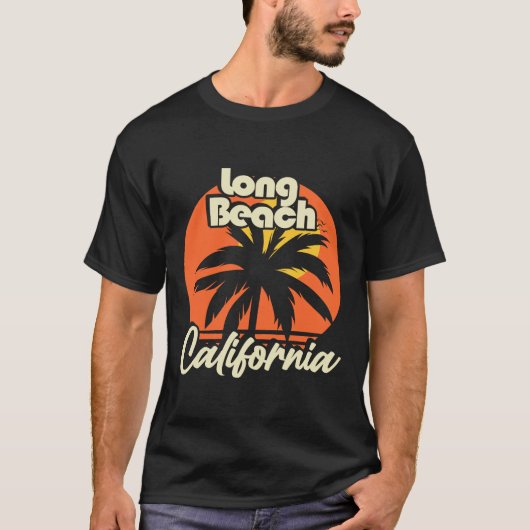 T-shirt Long Beach California (Devant)