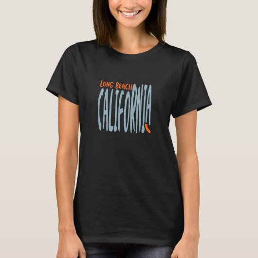 T-shirt Long Beach California Ca Souvenir (Devant)