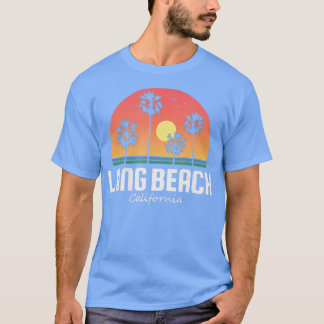 T-shirt Long Beach California Femmes Hommes Enfants Retro 