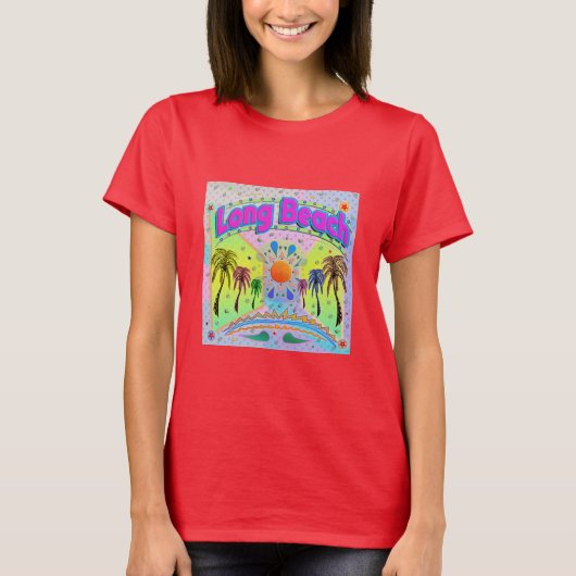 T-shirt Long Beach Calm Desire (Devant)
