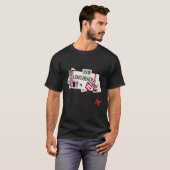T-shirt Long Beach Girl Long Beach Embarquement Pass (Devant entier)