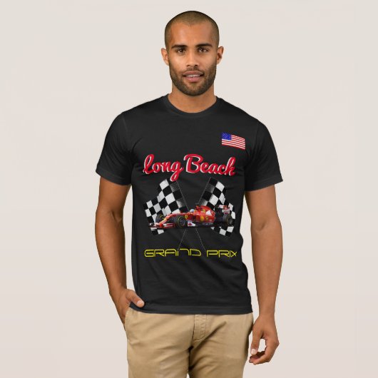 T-shirt Long Beach Grand prix (Devant entier)