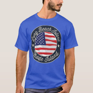 T-shirt Long Beach Island - Rhode Island souvenir patrioti