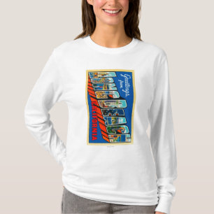 T-shirt Long Beach, la Californie - grandes scènes de