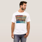 T-shirt Long Beach, la Californie - la reine des plages (Devant entier)