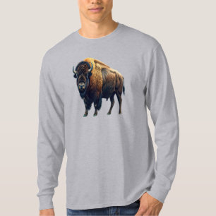 T-shirt long Buffalo américain