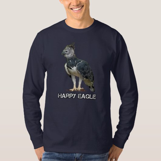 T-shirt long de l'aigle harpie (Devant)