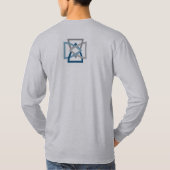 T-shirt Long des hommes de TMP gainé (Dos)