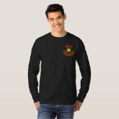 T-shirt Long des hommes gainé (Devant entier)