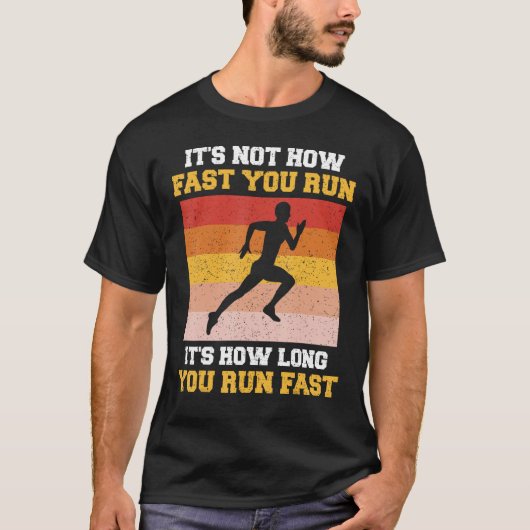 T-shirt Long Distance Runner Coach Cross Country (Devant)