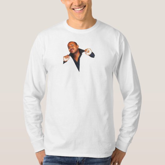 T-shirt Long-douille de Collier-Bruit d'ATTRIBUTION (Devant)