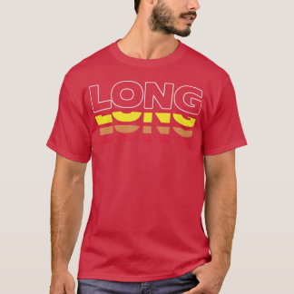 T-shirt Long First Name Funny Vintage Sunset Long amis