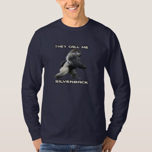 T-shirt long Gorilla Silverback (Devant)
