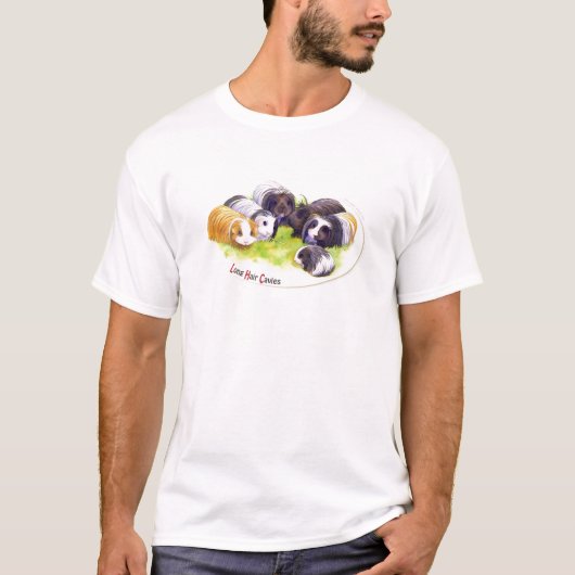 T-shirt Long Hair Cavies (Devant)