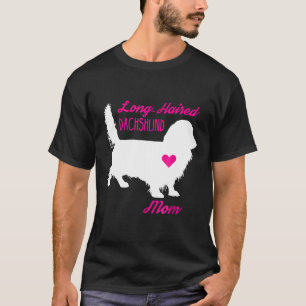 T-shirt Long Haired Dachshund Maman-Mothers Day Wiener Chi