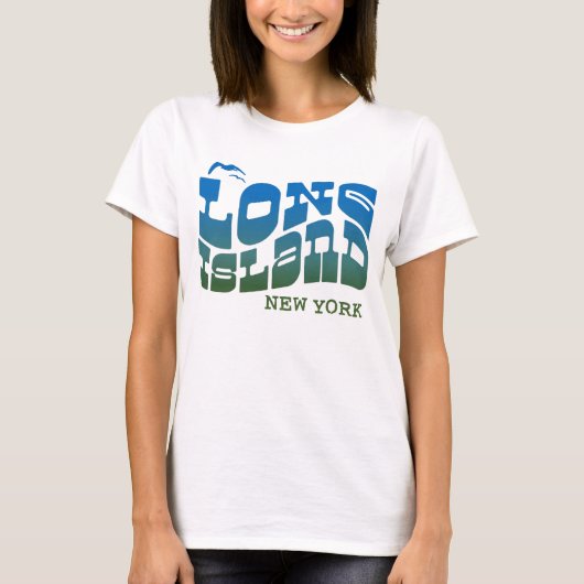 T-shirt Long Island New York (Devant)