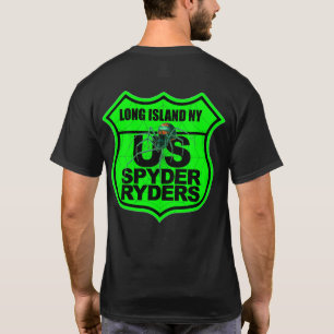T-shirt Long Island NY Chapitre - Logo 2 Faces Vert