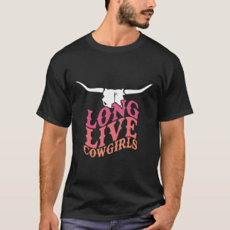 T-shirt Long Live Howdy Rodeo Western Country Southern Cow