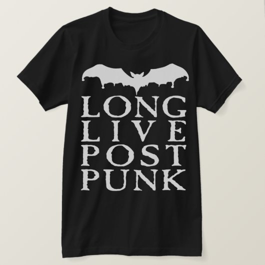 T-shirt Long Live Post Punk (Design devant)