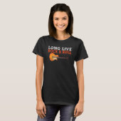T-shirt Long Live Rock et Roll Rocker (Devant entier)