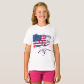 T-shirt Long live the 4th of July (Devant entier)
