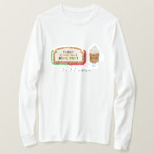 T-shirt long manches de Noël (Design devant)