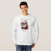 T-shirt long manches de Noël (Devant entier)