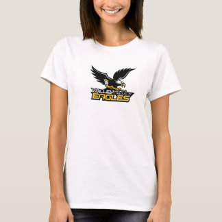 T-shirt long manches pour femmes Jersey, blanc