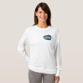 T-shirt Long poids de la douille des femmes - MONT BLANC (Devant entier)