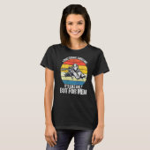 T-shirt Long Range Tirer C'est comme du golf mais pour les (Devant entier)