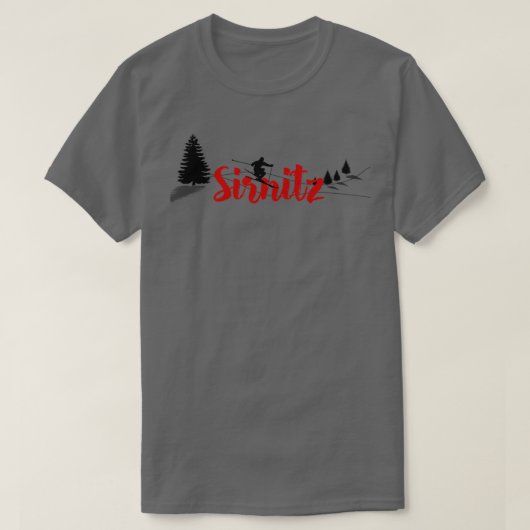 T-shirt Long ski Sirnitz (Design devant)