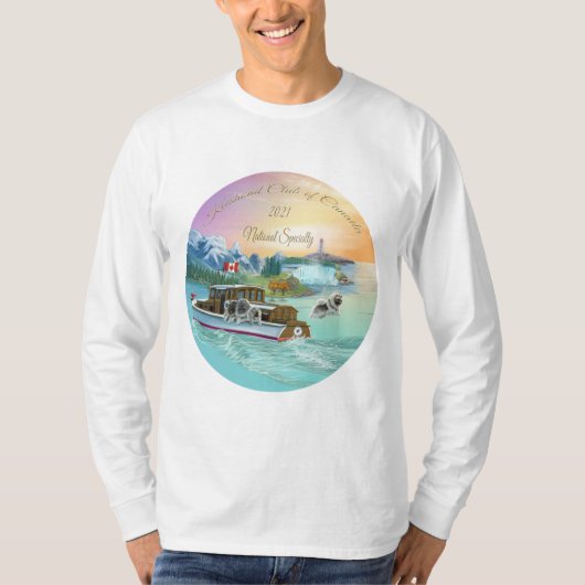 T-shirt Long Sleched Tee - avec le logo national de KCC (Devant)