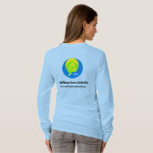 T-Shirt Long sleeve - L Blue (Achterkant volledig)