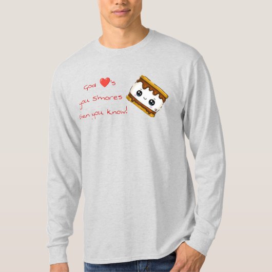 T-shirt Long Sleeve S'mores (Devant)