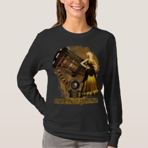 T-shirt Long Sleve T Ceris rêve télescopique de Steampun