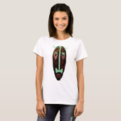 T-shirt Long Tonnerre de Masque Tiki (Devant entier)